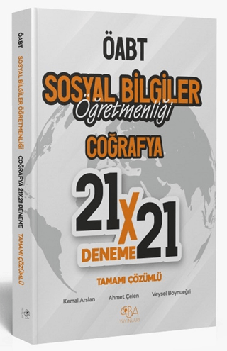 ÖABT Sosyal Bilgiler Coğrafya 21x21 Deneme Çözümlü Kemal Arslan