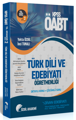 ÖABT Türk Dili ve Edebiyatı 2. Kitap Divan Edebiyatı Konu Anlatımlı So