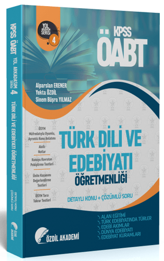 ÖABT Türk Dili ve Edebiyatı 4. Kitap Alan Eğitimi Konu Anlatımlı Soru 