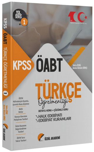 ÖABT Türkçe 1. Kitap Halk Edebiyatı Konu Anlatımlı Soru Bankası Yekta 