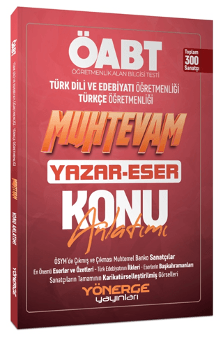 ÖABT Türkçe-Edebiyat Muhtevam Yazar Eser Konu Anlatımı Kolektif