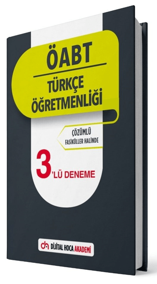 KPSS ÖABT Türkçe Öğretmenliği Çözümlü 3lü Deneme Kolektif