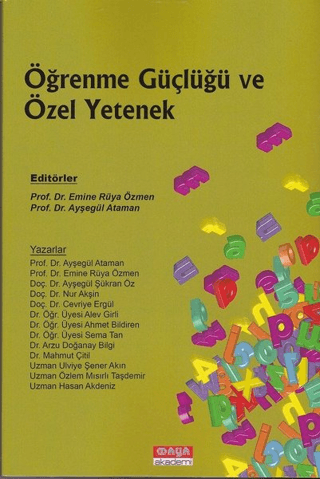 Öğrenme Güçlüğü ve Özel Yetenek Kolektif