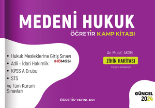 Öğretir Medeni Hukuk Kamp Kitabı Murat Aksel