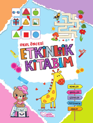 Okul öncesi Etkinlik Kitabım - Robotik Kodlama ve Dikkat Geliştirme - 