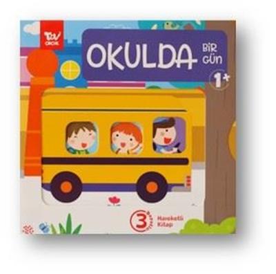 Okulda Bir Gün - Hareketli 3D Kitap (Ciltli) Kolektif