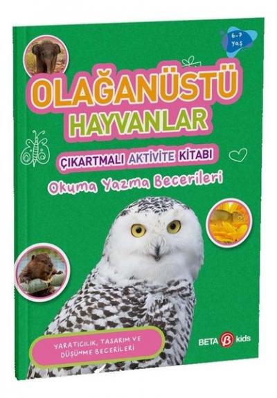 Olağanüstü Hayvanlar - Çıkartmalı Aktivite Kitabı Buket Kurt