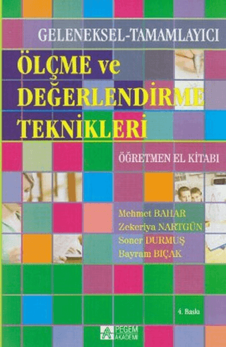 Ölçme ve Değerlendirme Teknikleri Soner Durmuş