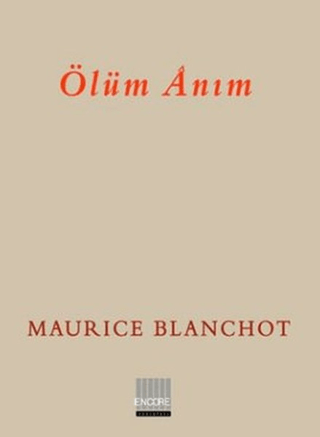 Ölüm Anım %28 indirimli Maurice Blanchot