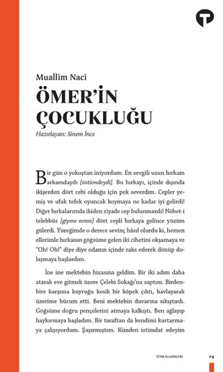 Ömer'in Çocukluğu Muallim Naci