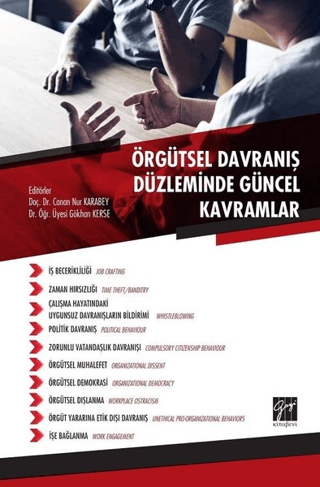 Örgütsel Davranış Düzleminde Güncel Kavramlar Canan Nur Karabey