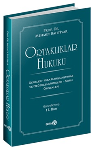 Ortaklıklar Hukuku %10 indirimli Mehmet Bahtiyar