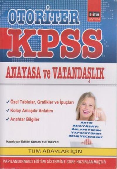 Otoriter KPSS Anayasa ve Vatandaşlık %12 indirimli Gürcan Yurtseven