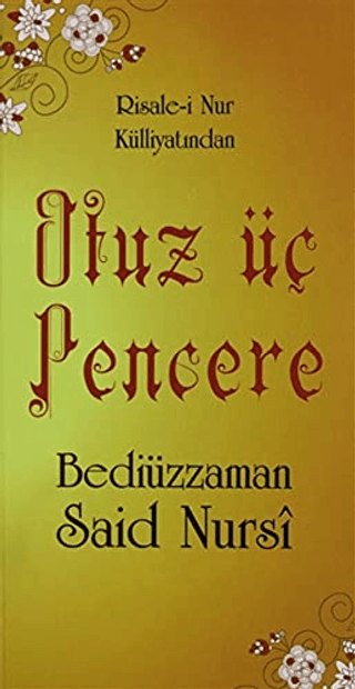 Otuz Üç Pencere (Cep boy, Kod: 0182) Bediüzzaman Said Nursi