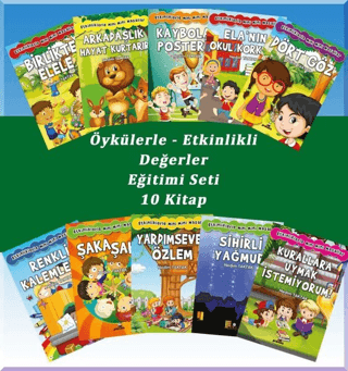 Öykülerle Etkinlikli Değerler Eğitimi Seti (10 Kitap Takım) Nedim Takt