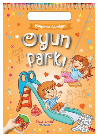 Oyun Parkı - Boyama Çantam - Renkli Çıkartmalı Kolektif