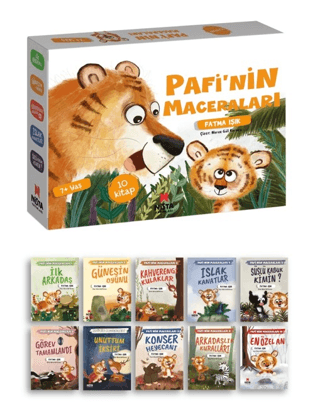 Pafi'nin Maceraları 7+ Yaş Seti - 10 Kitap Takım Fatma Işık