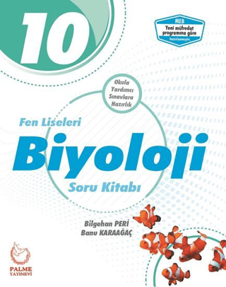 2019 10. Sınıf Fen Liseleri Biyoloji Soru Kitabı Bilgehan Peri