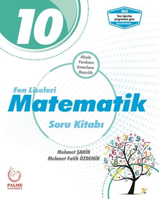 2019 10. Sınıf Fen Liseleri Matematik Soru Kitabı Mehmet Şahin