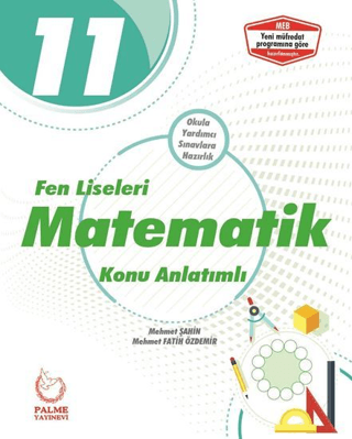 2019 11. Sınıf Fen Liseleri Matematik Konu Anlatımlı Mehmet Şahin