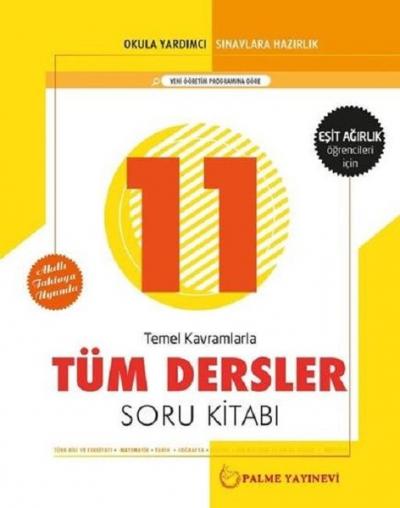 11. Sınıf Tüm Dersler Soru Kitabı - Eşit Ağırlık Öğrencileri İçin Kole