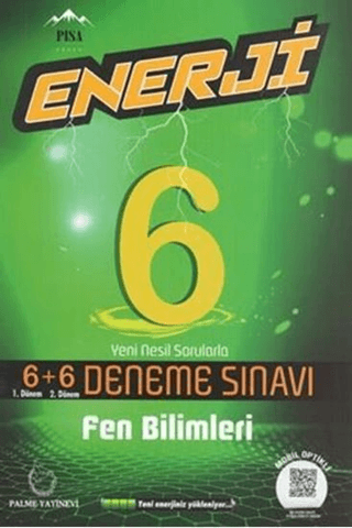 Palme 6. Sınıf Enerji Fen Bilimleri 6+6 Deneme Sınavı Erhan Yıldız