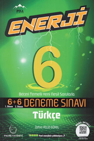 Palme 6. Sınıf Enerji Türkçe 6+6 Deneme Sınavı Zehra Yeliz Gürel