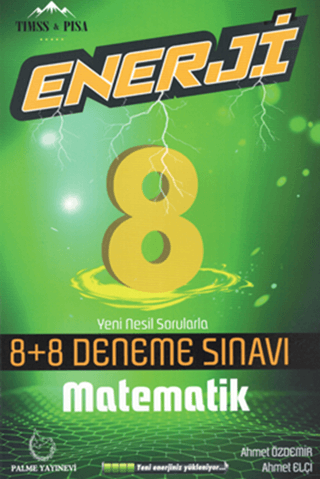 Palme 8. Sınıf Enerji Matematik 8+8 Deneme Sınavı Ahmet Özdemir