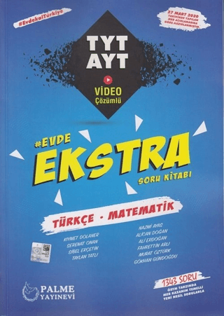 TYT-AYT Türkçe - Matematik Evde Ekstra Soru Kitabı Kıymet Dolaner