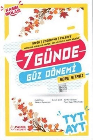 TYT AYT 7 Günde Güz Dönemi Soru Kitabı Emre Gündem