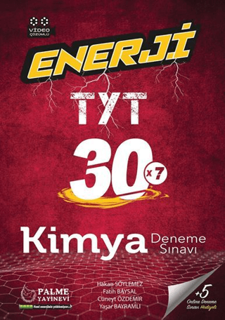 Enerji TYT Kimya 30 Deneme Sınavı Hakan Söylemez