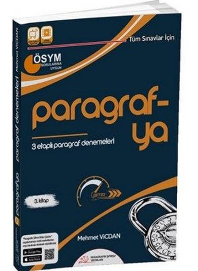 Paragrafya 3 Etaplı Paragraf Denemeleri-Tüm Sınavlar İçin Mehmet Vicda