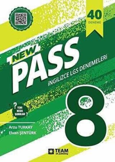 Pass 8 - LGS Yeni Nesil İngilizce Denemeleri Kolektif