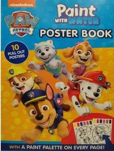 Paw Patrol Paint with Water Books Kolektif