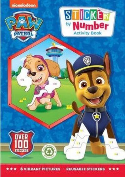 Paw Patrol Sticker by Numbers Book 2 Kolektif