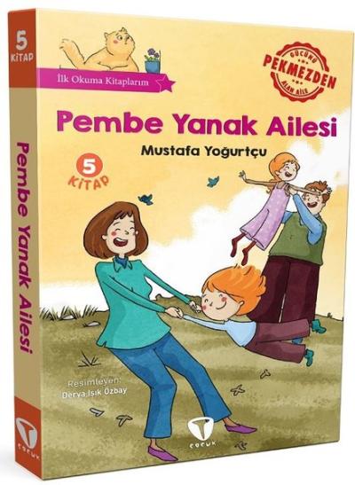 Pembe Yanak Ailesi İlk Okuma Kitaplarım Seti - 5 Kitap Takım Mustafa Y