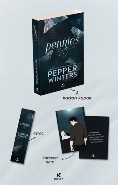 Pennies - Dollar Serisi 1. Kitap - Ayraç ve Karakter Kartı Hediyeli Pe