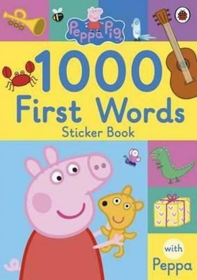 1000 First Words Sticker Book Peppa Pig