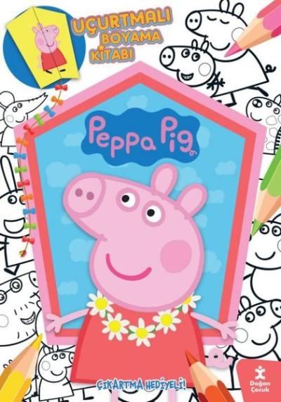 Peppa Pig - Uçurtmalı Boyama Kitabı - Çıkartma Hediyeli! Kolektif