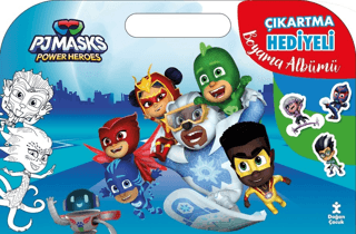 Pjmasks Power Heroes - Çıkartma Hediyeli Boyama Albümü Kolektif