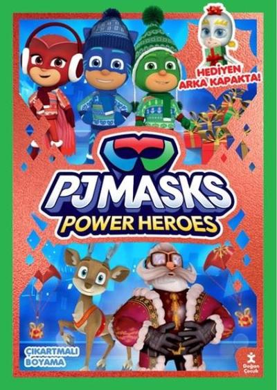 Pjmasks Power Heroes - Parti Zamanı Çıkartmalı Boyama Kitabı Kolektif