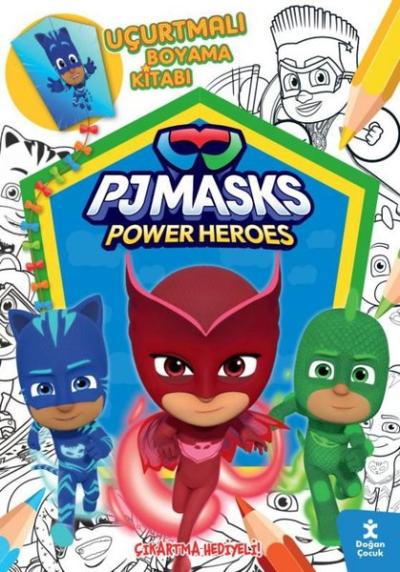 Pjmasks Power Heroes - Uçurtmalı Boyama Kitabı - Çıkartma Hediyeli! Ko