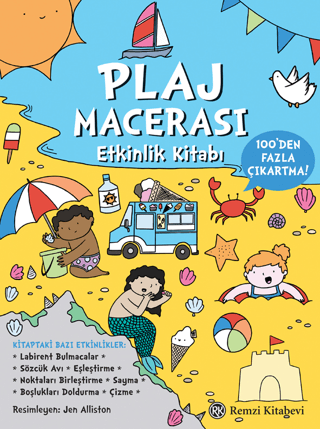 Plaj Macerası Etkinlik Kitabı - 100'den Fazla Çıkartma! Kolektif