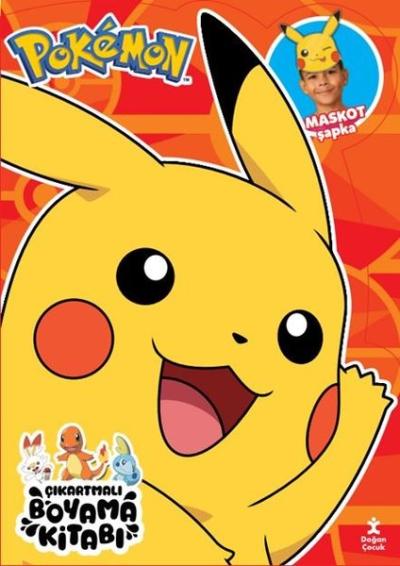 Pokemon - Çıkartmalı Boyama Kitabı - Maskot Şapka Kolektif