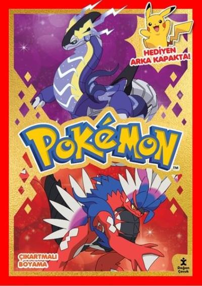 Pokemon-Parti Zamanı Çıkartmalı Boyama Kitabı Kolektif