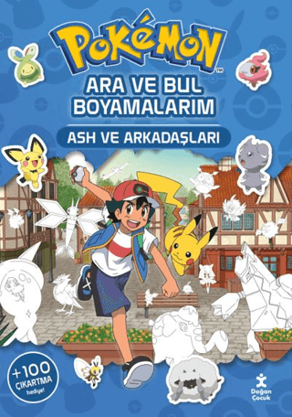 Pokemon - Ara ve Bul Boyamalarım - Ash ve Arkadaşları Kolektif