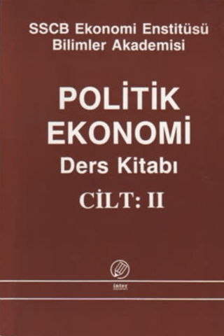 Politik Ekonomi Ders Kitabı Cilt: 2 Kolektif