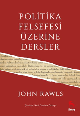 Politika Felsefesi Üzerine Dersler John Rawls