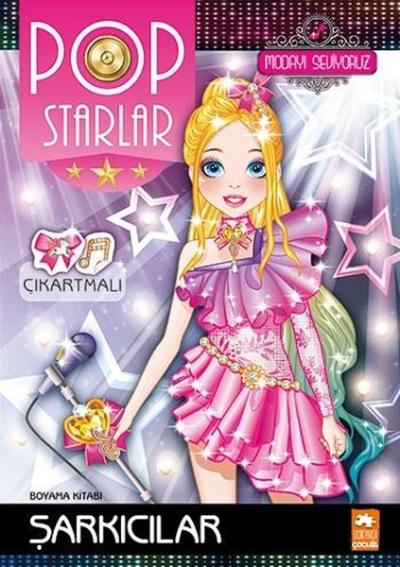 Pop Starlar Şarkıcılar - Modayı Seviyoruz - Çıkarmalı Boyama Kitabı Zi