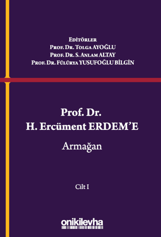 Prof. Dr. H. Ercüment Erdem'e Armağan Seti - 2 Kitap Takım (Ciltli) Ko